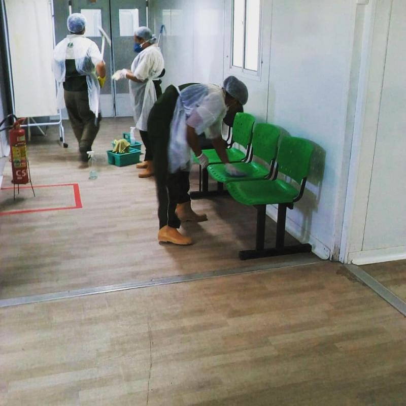 Limpeza hospitalar