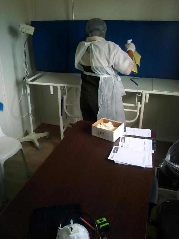 Limpeza e sanitização