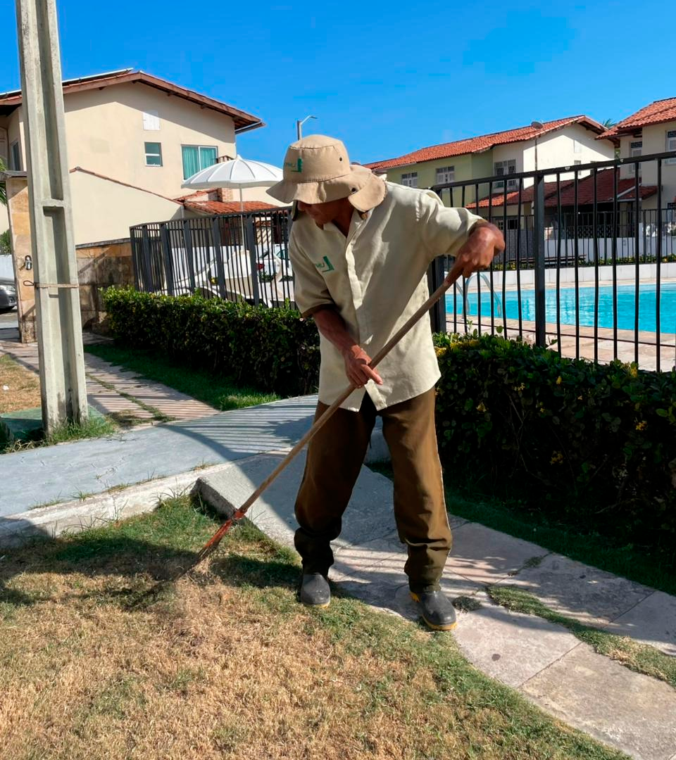 Jardinagem para áreas verdes cuidadas e bem apresentadas.